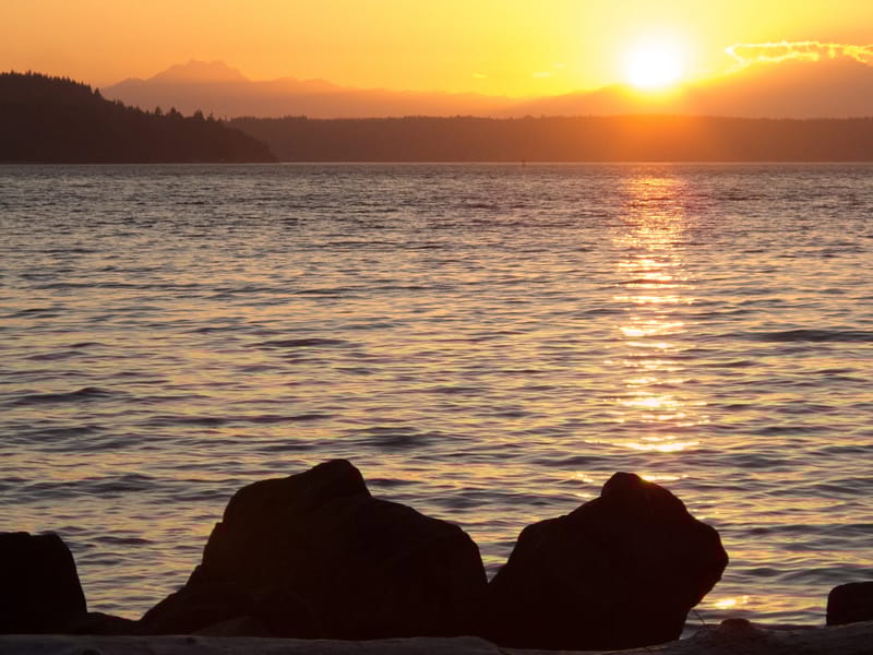 Saltwater State Park Sunset