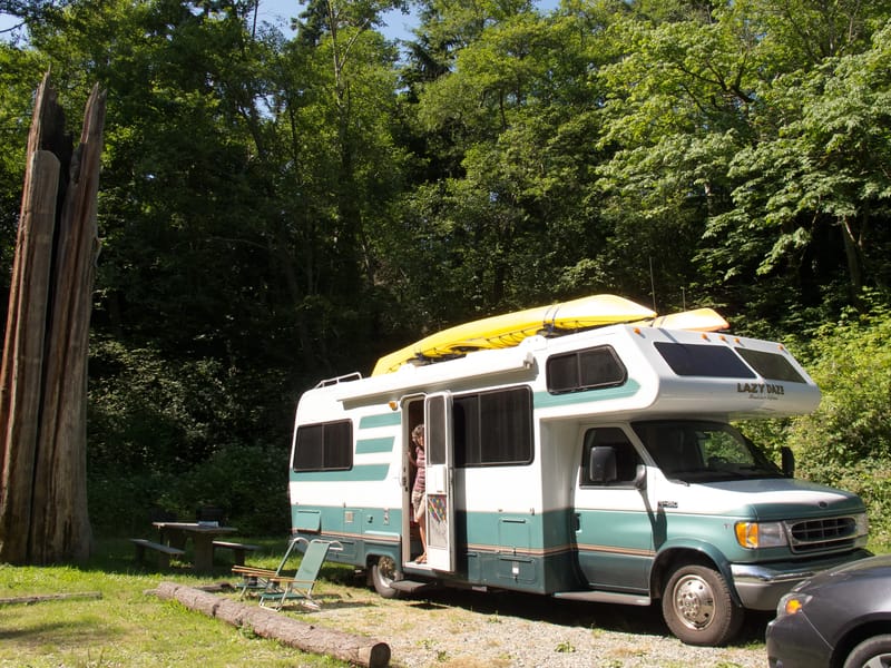 Camping at Saltwater State Park