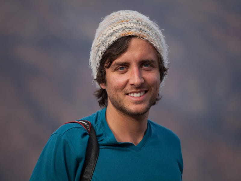 Andrew at Approach to Yosemite