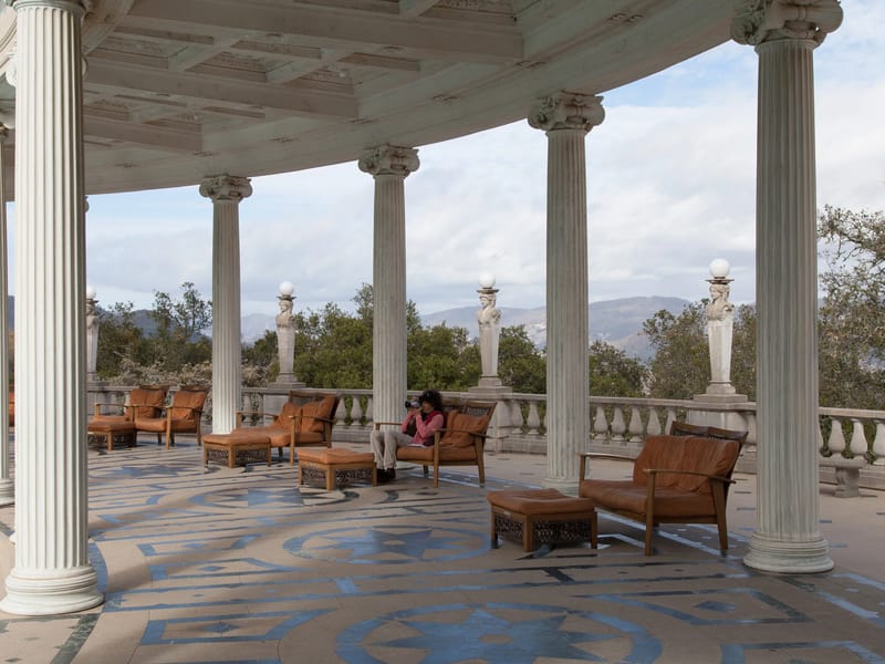 Lolo at Hearst Castle Neptune Pool