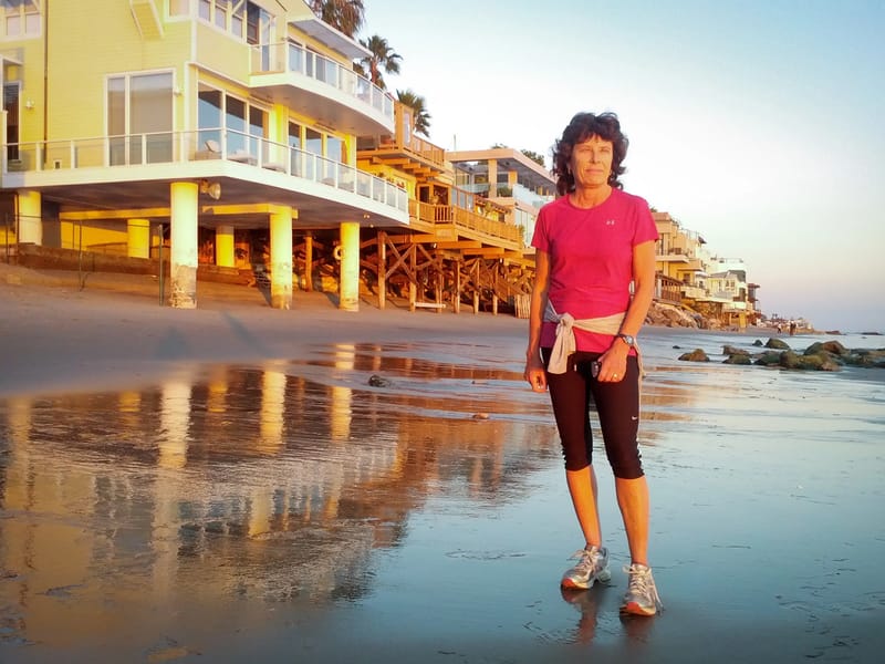 Lolo on Malibu Beach Run