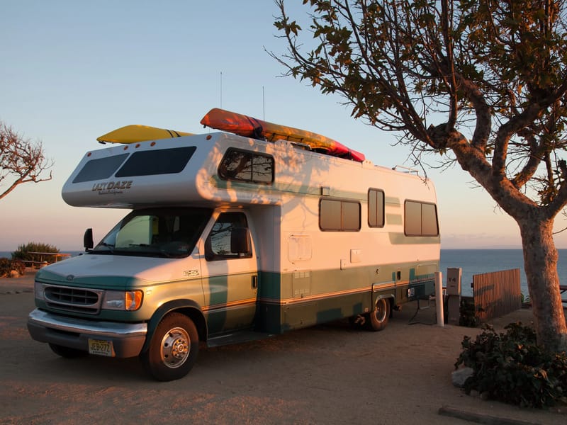 Malibu Beach RV Park Lazy Daze on Bluff