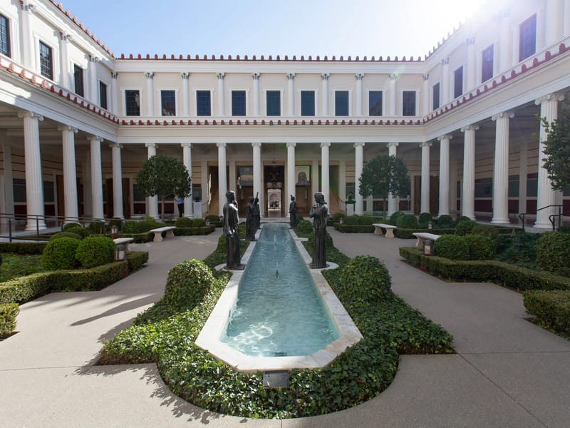 Getty Villa Courtyard