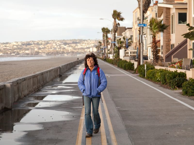 Lolo on Mission Beach Boardwalk