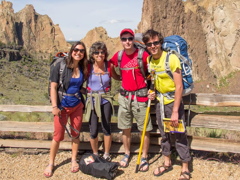 Happy Smith Rock Climbers