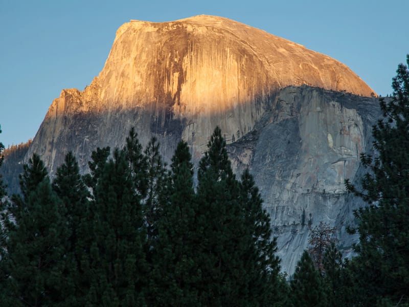 Half Dome Sunset