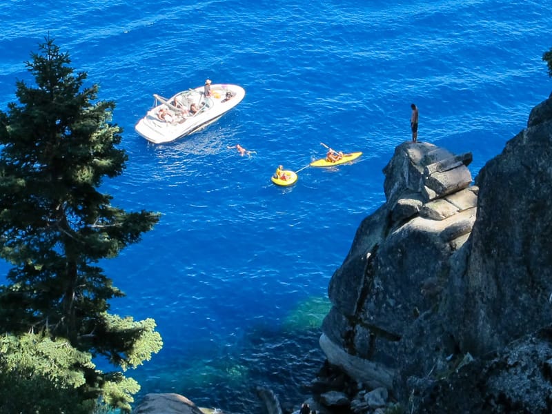 Cliff Diving on Rubicon Trail