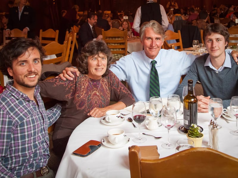 Family at Ahwahnee Thanksgiving Dinner