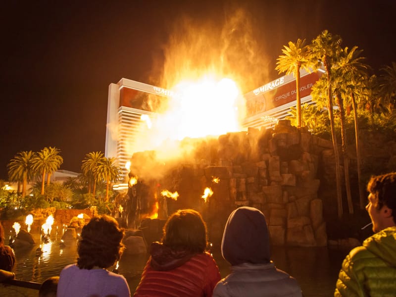 Climbers at Mirage Volcano