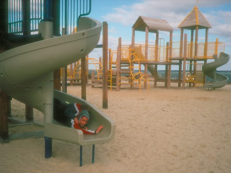 Lolo with Badwater Basin Sign