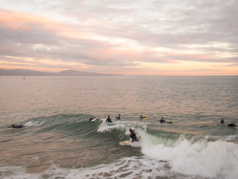 Santa Barbara Beach Surfers