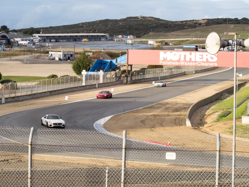 Campsite view at Laguna Seca Raceway