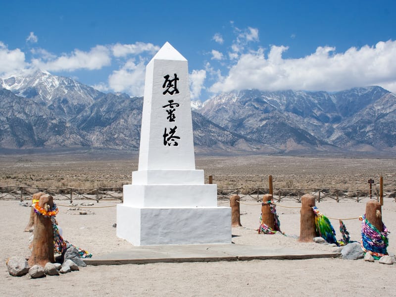 Manzanar Memorial Obelisk