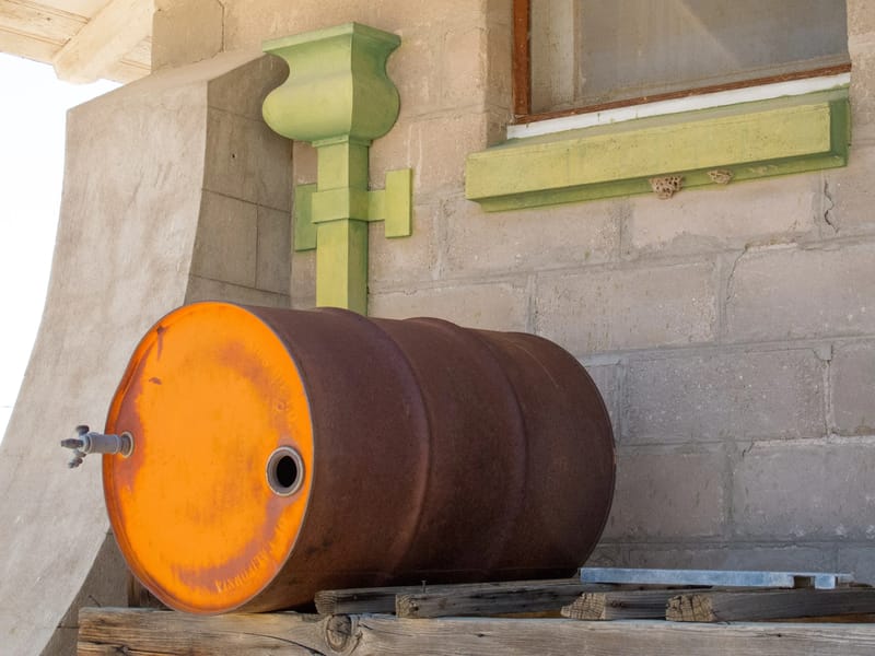 Rhyolite Train Depot Detail