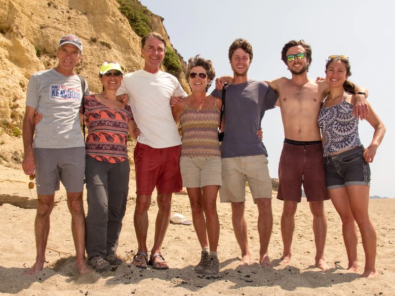 Happy Hikers at Point Reyes