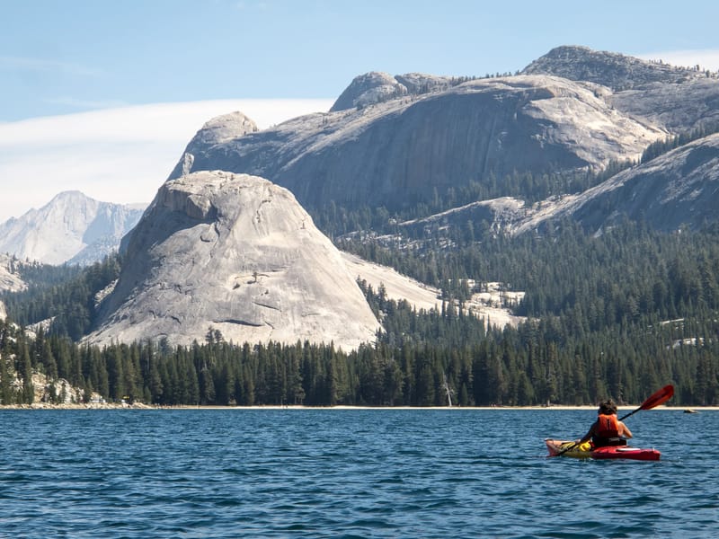 Tenaya Lake Domes with Lolo Kayaking