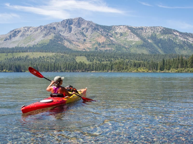 Lolo Kayaking Fallen Leaf Lake
