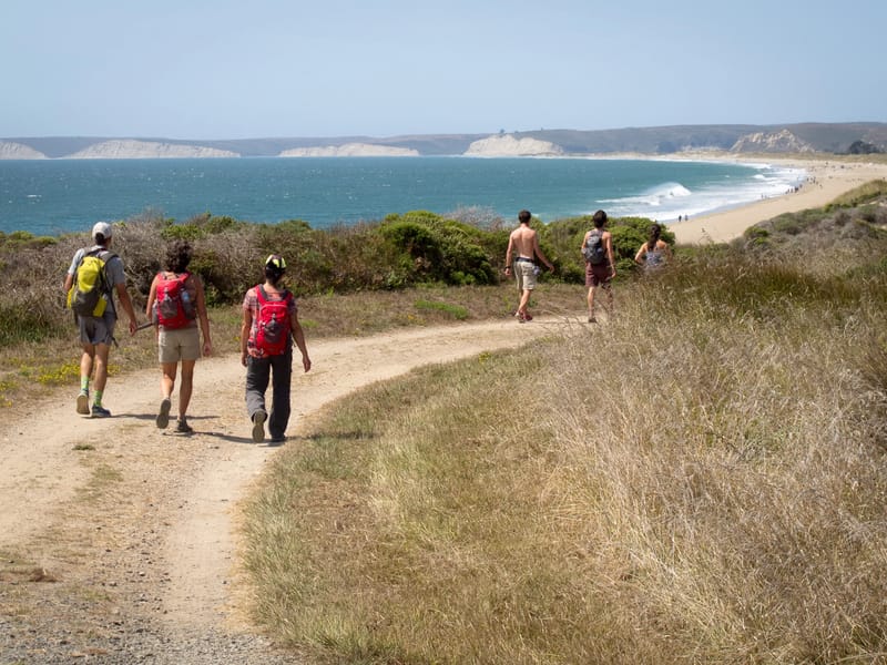 Hiking at Point Reyes