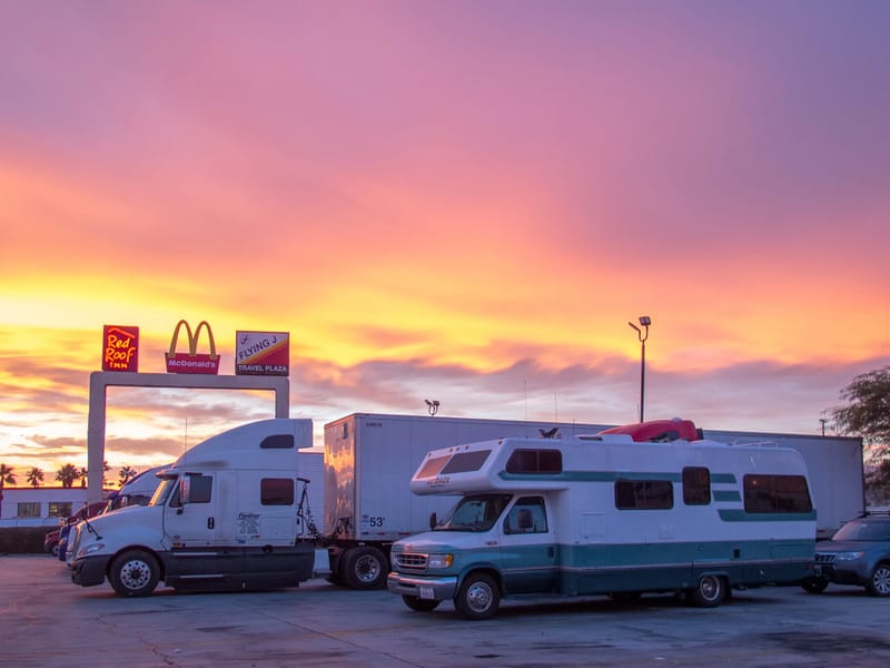 Sunrise over Flying J