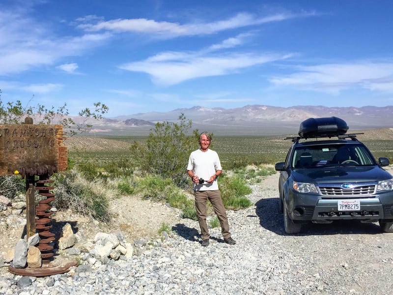 Crankshaft Junction on the way to Eureka Dunes