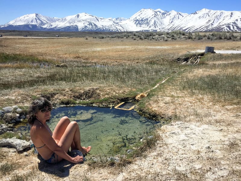 Testing the Waters in Alkali Lake Hot Spring