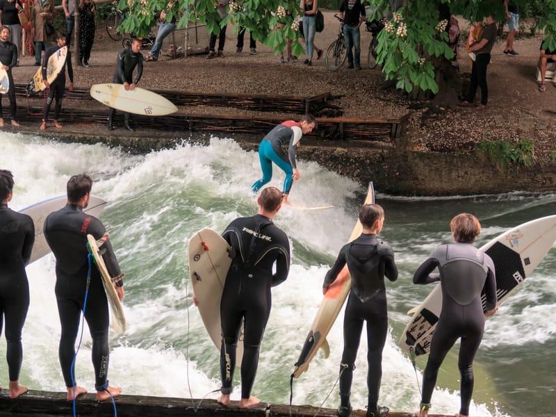 English Gardens Surfers