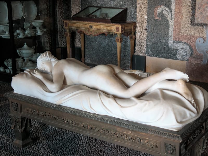 Isola Bella Grotto - Reclining Venus