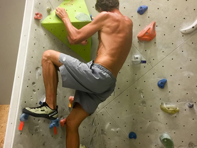Herb climbing at the Grindelwald Sportzentrum