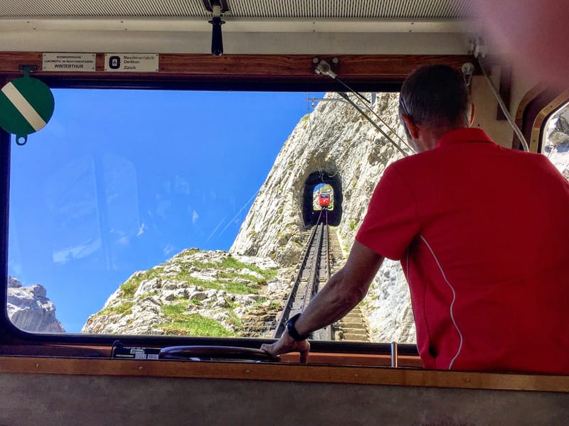 2nd leg of Golden Round Trip - cogwheel railway