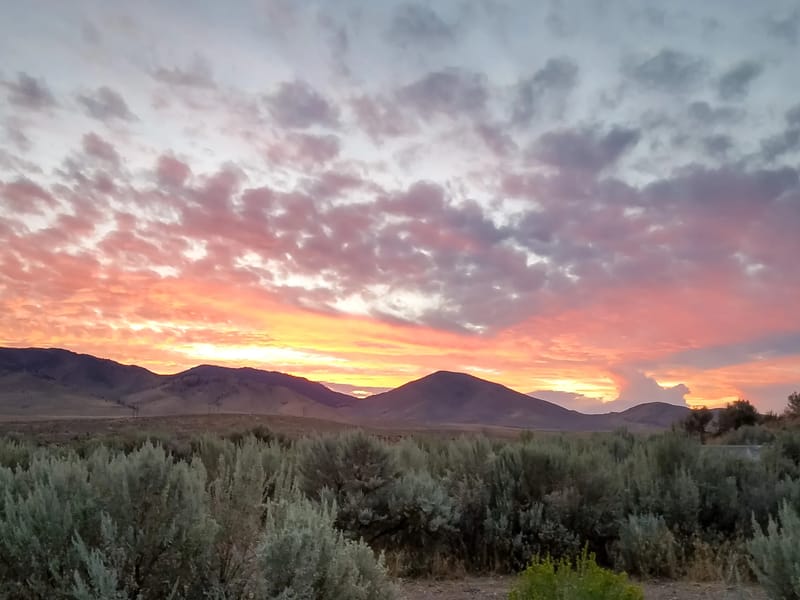 View from our Bordertown RV site