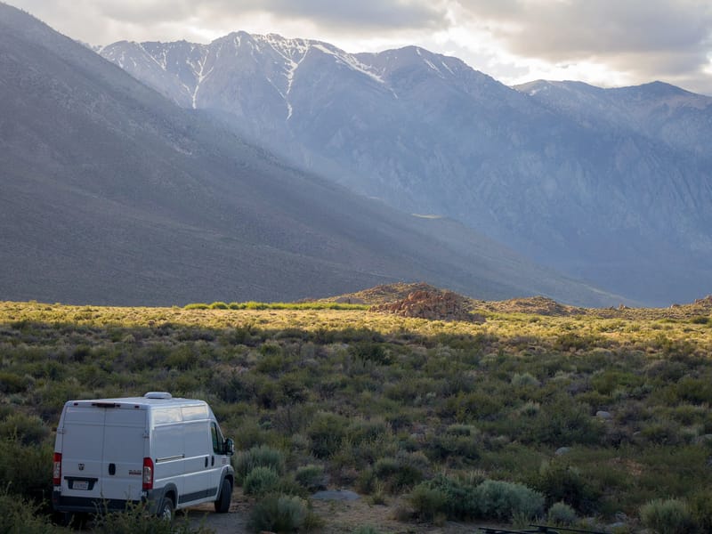 Tommy's new camper van