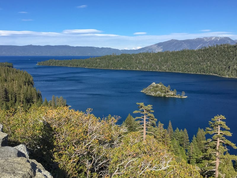 Fannette Island in Lake Tahoe