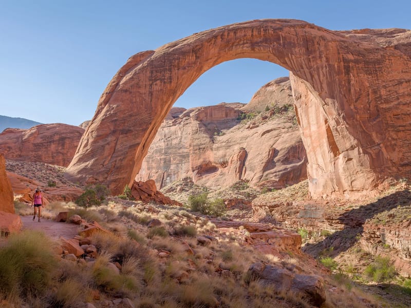 Lolo and Rainbow Natural Bridge