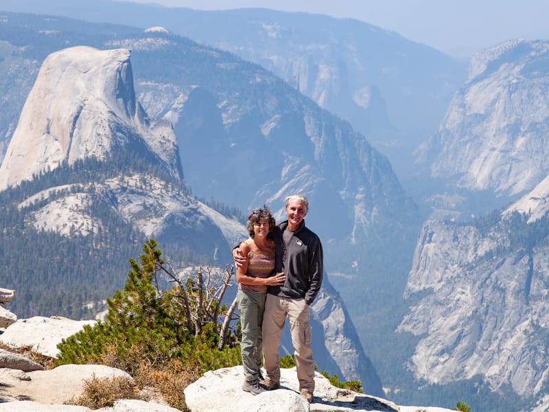 On top of the world on Clouds Rest