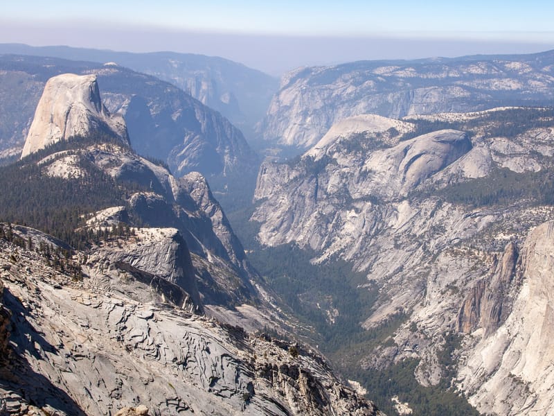 View from atop Clouds Rest