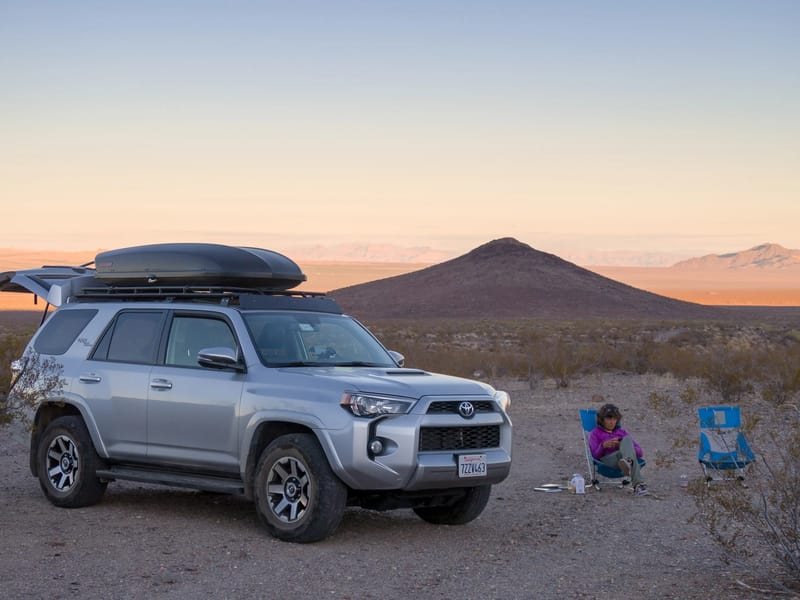 Camping spot by Fort Piute