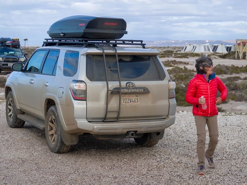 A bit windy at the Kuyima Eco Tour camp