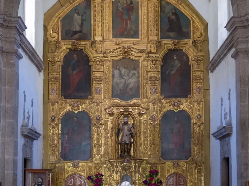 Interior of Mision San Francisco Javier