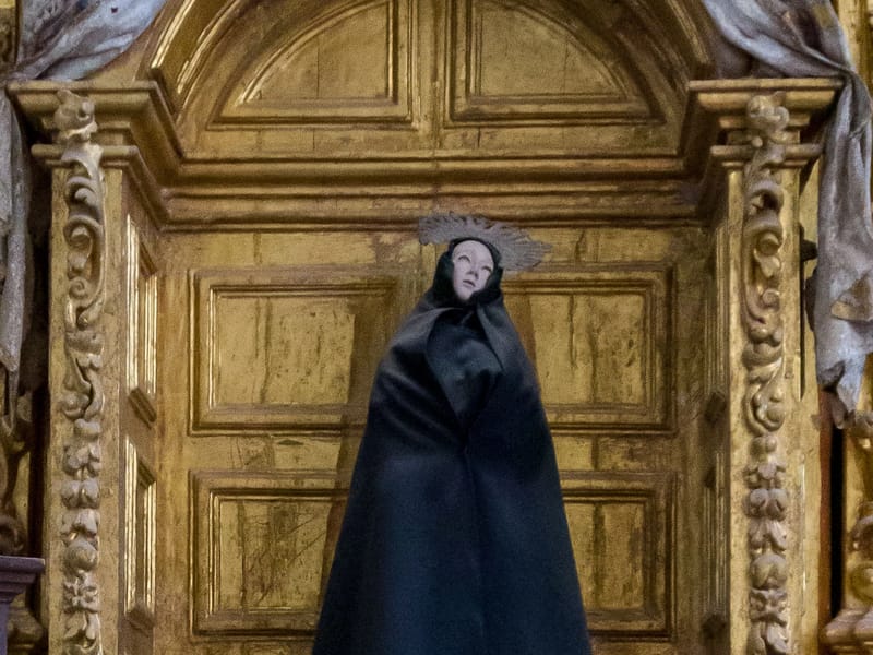 Interior of Mision San Francisco Javier