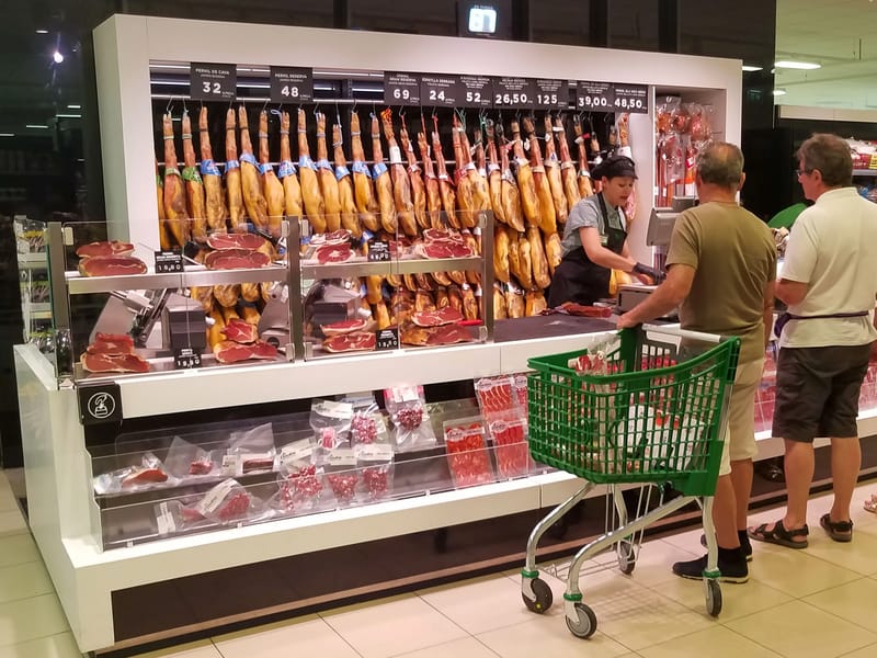 First Spanish superm ercado after picking up van