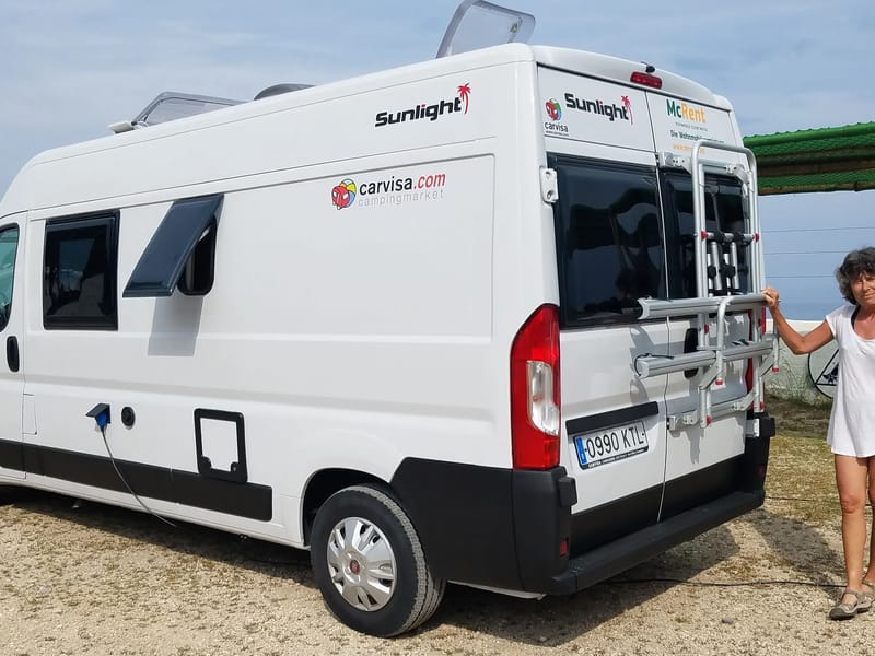 First night camping at Cala d'Oques