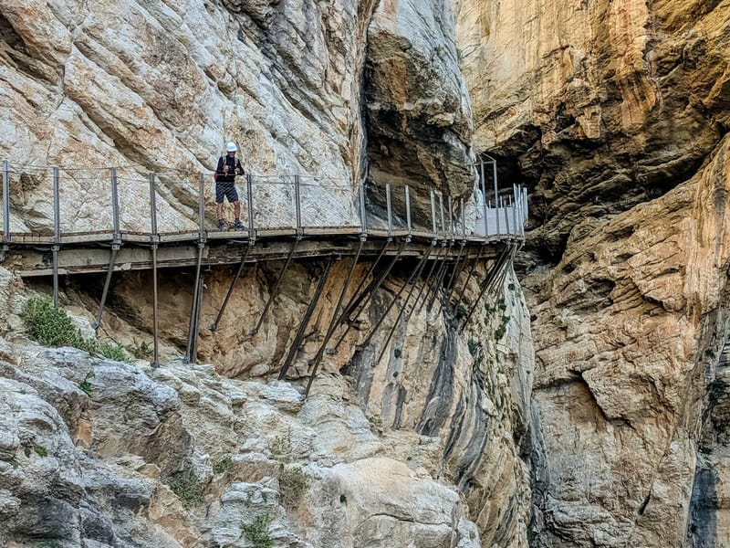 Herb on the Caminito del Rey