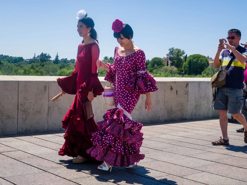 Flamenco dancers in Cordoba