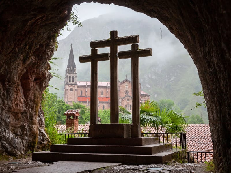 View of the Basilica from Santa Cueva