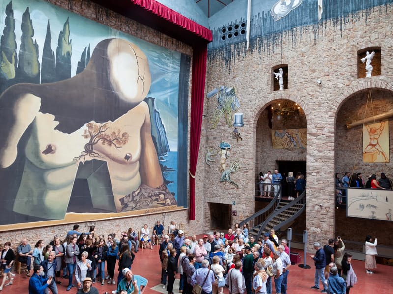 Courtyard of the Salvador Dali Theater and Museum
