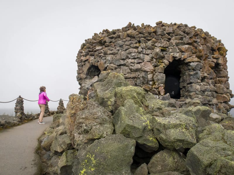 Lava, lava, lava at the Dee Wright Observatory