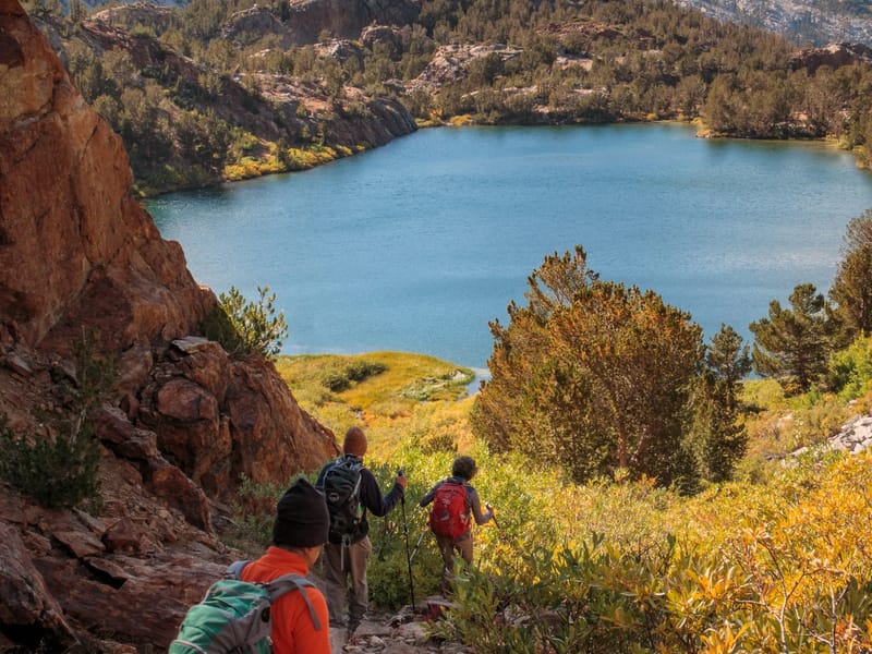 Along the South Lake to Long Lake to Chocolate Lakes Trail