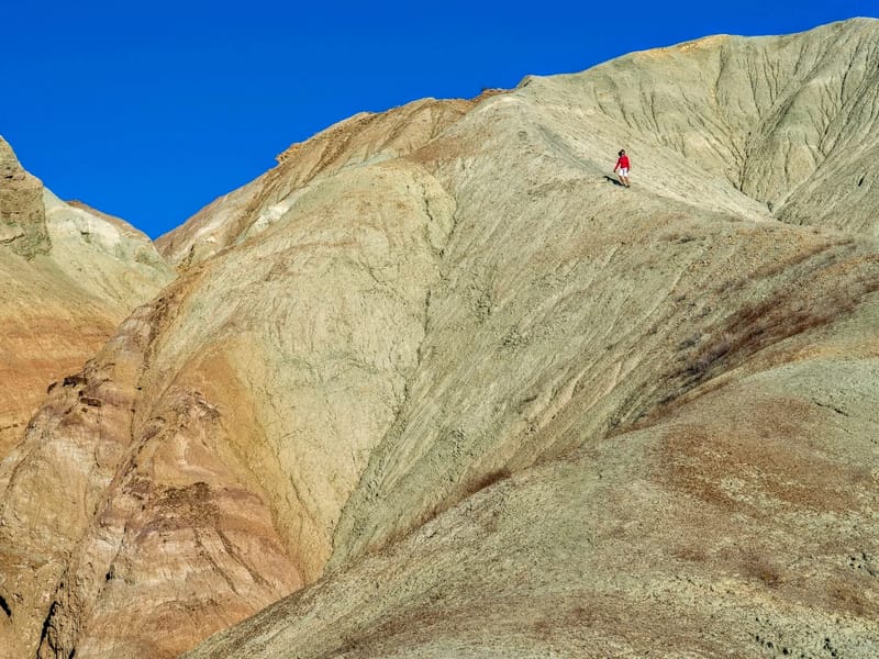 Along the Rainbow Basin Loop Road