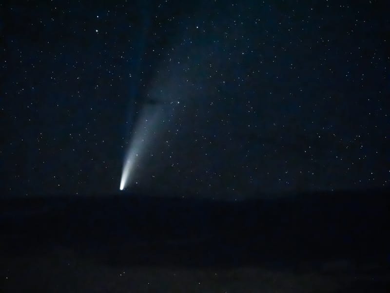 Neowise over Mono Lake