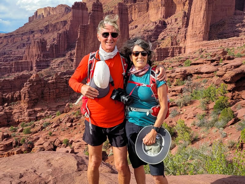 Along the Fisher Towers hike